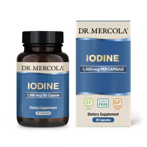 Iodine (Potassium Iodide) 30 Capsules - Dr Mercola