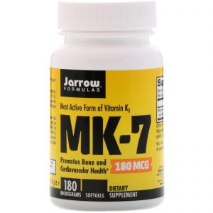 MK-7 (Vitamin K2) 180mcg - 30 Softgels - Jarrow Formulas