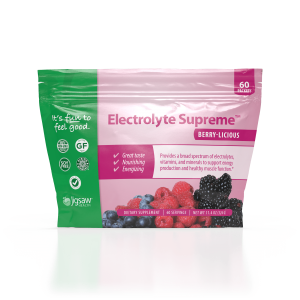 Electrolyte Supreme™ Berry-Licious flavour, 60 packets - Jigsaw Health