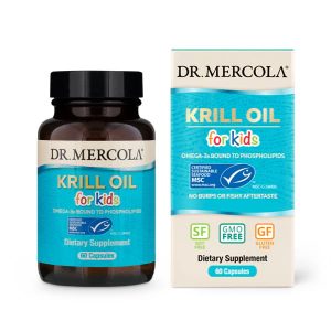 Kids' Krill Oil, 60 Fish Gelatin Caplique Capsules - Dr Mercola