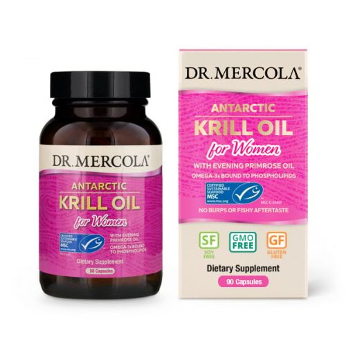 Krill Oil for Women, 90 Capsules - Dr. Mercola