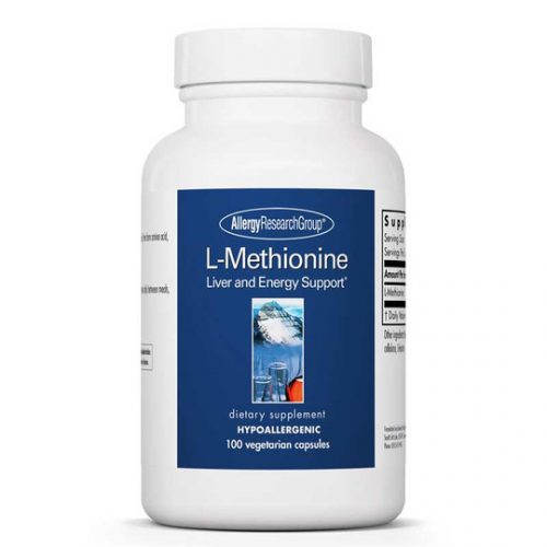 L-Methionine 500mg - 100 Veg Capsules - Nutricology / Allergy Research Group