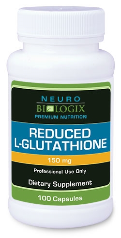 Glutathione (Reduced L-Gluthathione) 150mg 100 Capsules - Neuro Biologix - SOI*