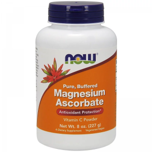 Pure Buffered Magnesium Ascorbate, 227g - Now Foods