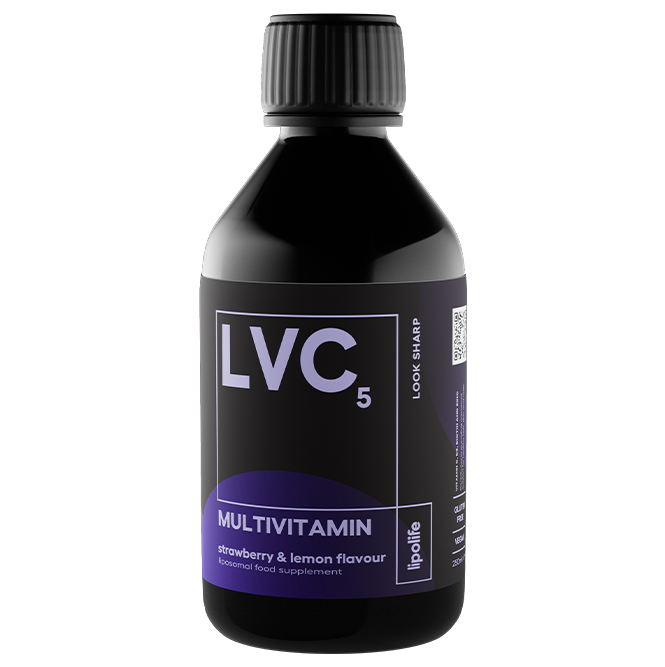 LVC5 - Liposomal Multivitamin - Strawberry & Lemon, 250ml - lipolife