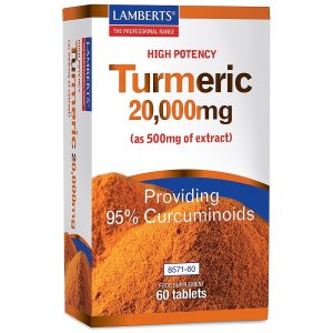 Turmeric 20,000mg 120 Tablets - Lamberts
