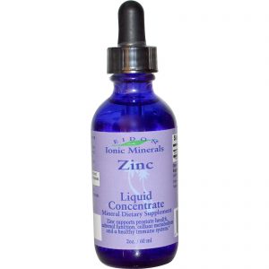 Zinc, Liquid Concentrate, 60ml - Eidon Mineral Supplements