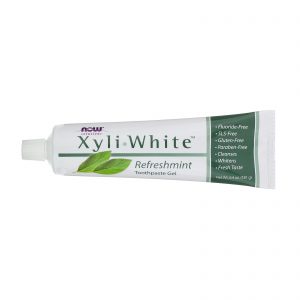 XyliWhite, Toothpaste Gel, Refreshmint, 181g - Now Foods