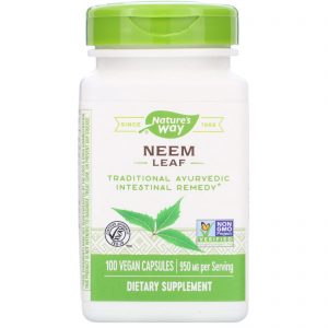 Neem Leaf 950mg, 100 Vegan Capsules - Nature's Way
