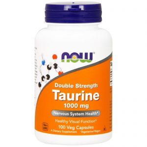 Taurine Double Strength, 1000 mg, 100 Capsules - Now Foods
