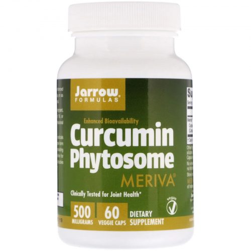 Curcumin Phytosome with Meriva, 500mg, 60 Capsules - Jarrow Formulas
