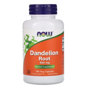 Dandelion Root, 500mg, 100 Veg Capsules - Now Foods