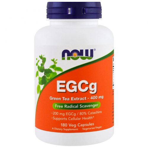 EGCg, Green Tea Extract 400mg, 180 Capsules - Now Foods