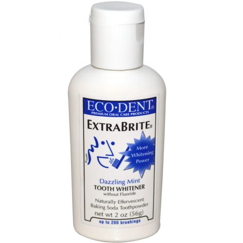 ExtraBrite, Tooth Whitener without Fluoride, Dazzling Mint, 56g - Eco-Dent