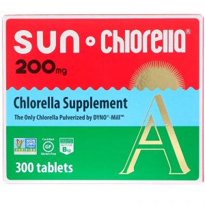Sun Chlorella 'A' (PYR) 200 mg - 300 Tablets - *SOI