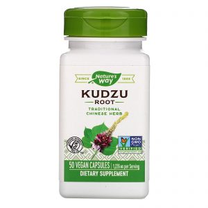 Kudzu Root 1226mg, 50 Vegan Capsules - Nature's Way
