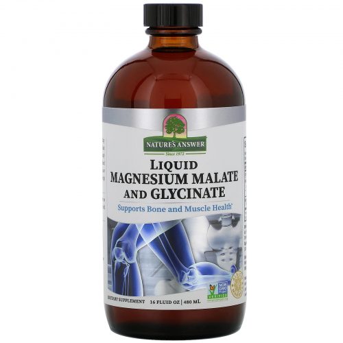 Liquid Magnesium Malate and Glycinate, 480ml - Nature's Answer