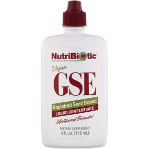 GSE Grapefruit Seed Extract, Liquid Concentrate, 118ml - Nutribiotic