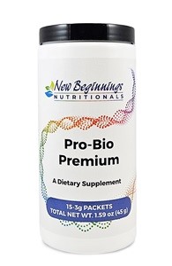 Pro-Bio Premium 15 packets with probiotic blend - New Beginnings NUTRITIONALS