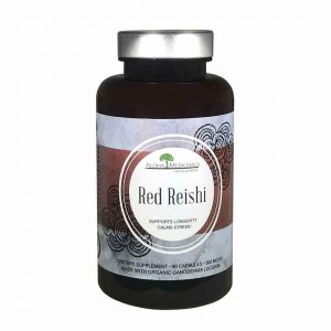 Pure Red Reishi, 500mg - 90 Veg Caps - Aloha Medicinals
