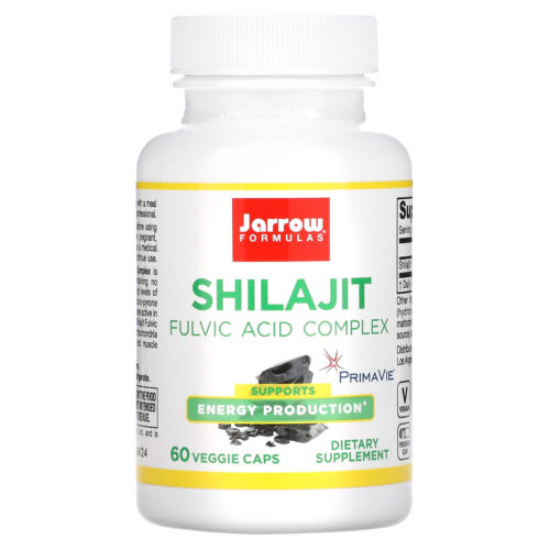 Shilajit Fulvic Acid Complex 250mg, 60 Capsules - Jarrow Formulas