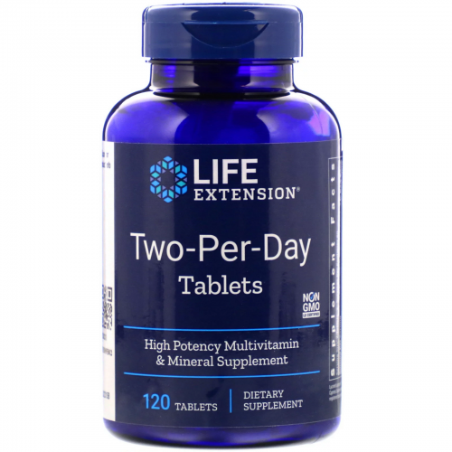 Two-Per-Day, 120 Tablets - Life Extension
