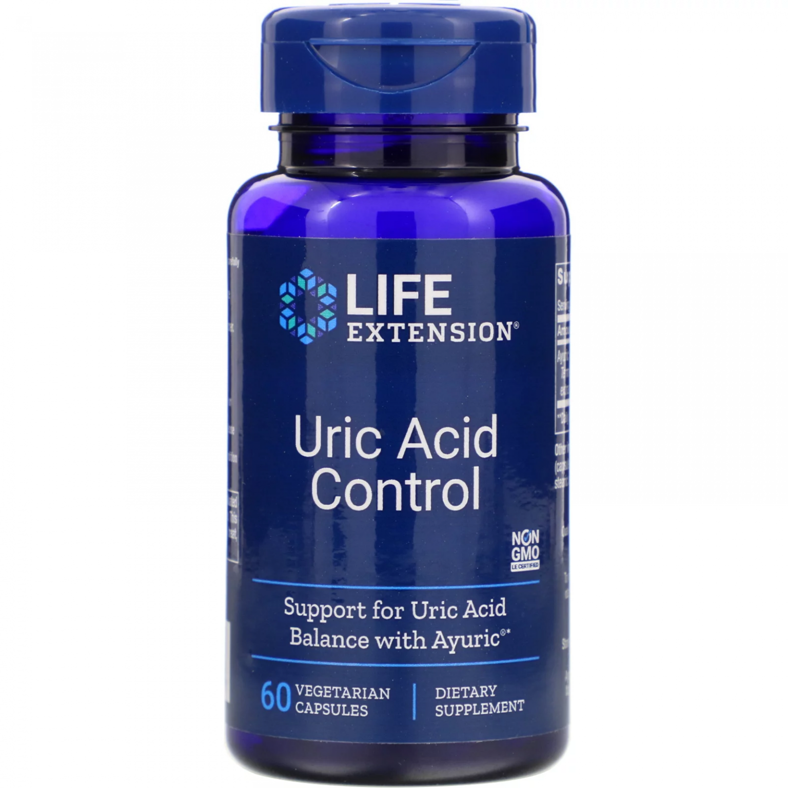 Uric Acid Control, 60 Capsules - Life Extension - Natures Fix