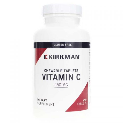 Vitamin C 250mg, 250 Chewable Tablets - Kirkman Laboratories