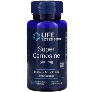 Super Carnosine, 500 mg , 60 Veggie Caps - Life Extension