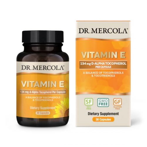 Vitamin E, Tocopherols & Tocotrienols- 30 Licaps Capsules - Dr. Mercola