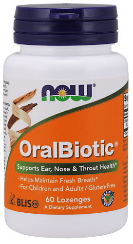 OralBiotic, 60 Lozenges - Now Foods