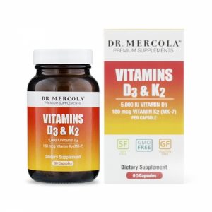 Vitamins D3 & K2, 90 Capsules - Dr Mercola - SOI*