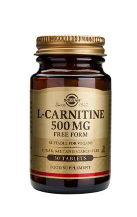 L-Carnitine 500mg 60 tablets - Solgar