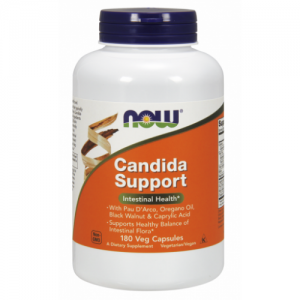 Candida Support - Intestinal Health - 180 Vcaps - NOW