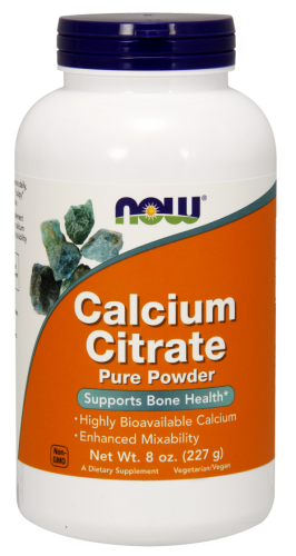 Calcium Citrate - 100% Pure Powder - 8 oz (227 g) - Now Foods