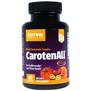 CarotenALL, Mixed Carotenoid Complex, 60 Softgels - Jarrow