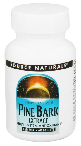 Pine Bark Extract, 60 Tablets - Source Naturals