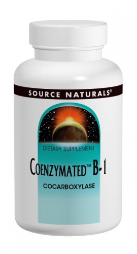 Coenzymated B-1 (Thiamin), 60 Tablets - Source Naturals