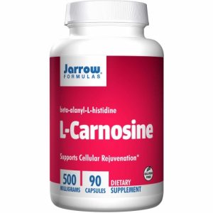 L-Carnosine, Beta-Alanyl-L-Histidine, 500 mg, 90 Capsules - Jarrow Formulas