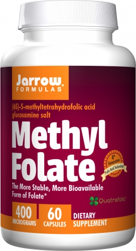 Methyl Folate, 5-MTHF 60 Veggie Caps - Jarrow Formulas