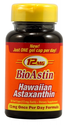 BioAstin, Hawaiian Astaxanthin, 12 mg, 50 Gel Caps - Nutrex