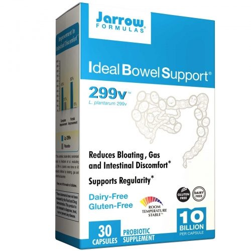 Ideal Bowel Support, 299v, 30 Veggie Caps - Jarrow Formulas