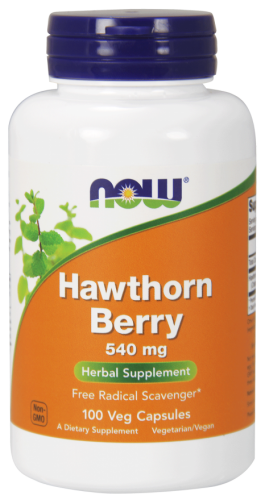 Hawthorn Berry, 540 mg, 100 Capsules - Now Foods