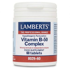 Vitamin B-50 Complex - 60 Tablets - Lamberts