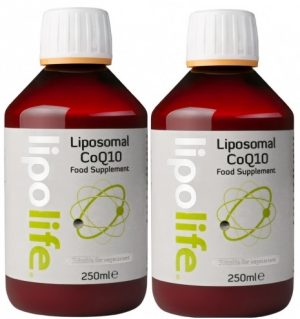 Liposomal Q10 CoQ10 SF - Double Pack - 250ml - Lipolife