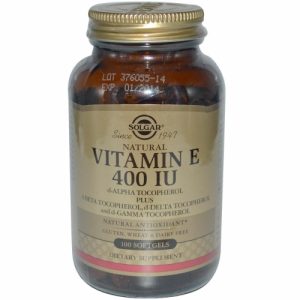 Vitamin E, 400 IU- 100 Softgels - Solgar