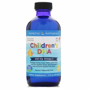 Children's DHA (Cod Liver Oil), Strawberry, 530 mg, 8 fl oz (237 ml) - Nordic Naturals