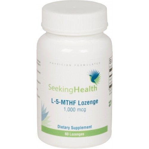 L-5-MTHF Lozenge - 1,000 mcg - 60 Lozenges - Seeking Health