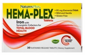 Hema-Plex, 30 Sustained Release Tablets - Nature's Plus