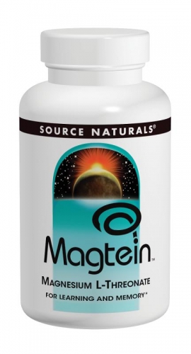 Magtein, Magnesium L-Threonate, 667 mg, 180 Capsules  - Source Naturals